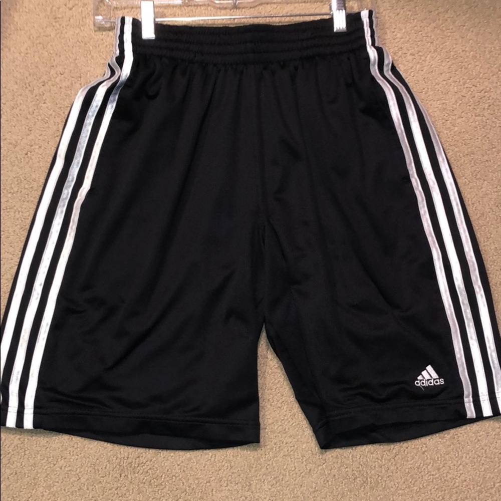 Black athletic shorts